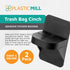 PlasticMill Trash Bags Cinch Black, 2 Pack, To Hold Garbage Bags In Place.May not be compatible with some Garbage Can drawers or compacters....
