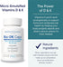 Biotics Research Bio-DK Caps™–Emulsified Vitamin D and K, Vitamin D3 125 mcg & Vitamin K (k1,k2) 550 mcg- MK7– Vitamin D3 K2 K1, Stronger Bones, M...