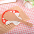 2 Pack Mushroom Spoon Rest for Stove Top, Ceramic Spoon Rest, Cute Spoon Holder for Kitchen Counter Utensil Rest,Mushroom Dishes for Teabag,Snack,...