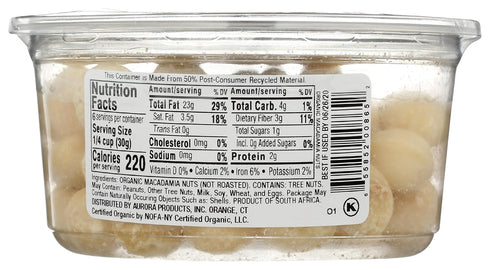 AURORA PRODUCTS Organic Raw Macadamia Nuts, 6 OZ...