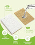 Biodegradable Natural Kitchen Sponge 12Pack, Compostable Cellulose and Coconut Walnut Scrubber Sponge...