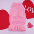 Small Dog Sweater Pet Christmas Sweater Dress for Dogs Cat Pet for Winter Christmas Holiday Breathable Ruffle Hem Design (Pink, Medium)...