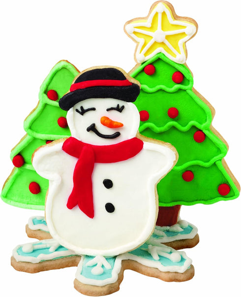 Wilton Holiday 4-Piece Scene Cookie Cutter...