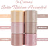 HUIHUANG Rose Pink Ribbon 1-1/2" Dusty Rose/Rose Gold/Rose Pink/Rosy Mauve/Vanilla/Peach Satin Ribbons for Wedding Flower Bouquet Bows Bridal Gift...