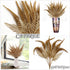 CATTREE Artificial Plants for Christmas, Plastic Grass Faux Shrubs Fake Leaves Simulation Setaria Bushes Home Indoor Outdoor Garden Wedding Festiv...