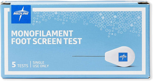 Medline Monofilament Foot Screen Test (Pack of 5)...