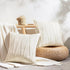 Top Finel Cream White Decorative Throw Pillow Covers 18 X 18,Soft Couch Living Room Sofa Velvet Cushion Case Pack of 2,Christmas Home Decor for Be...