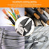 8 inch Wire Cutters, 4-in-1 High Leverage Wire Diagonal Cutting Pliers with Wire Stripper Crimper, Heavy Duty Side-Cutting Pliers, Multi-function ...