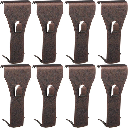 Ripeng 16 Pieces Brick Wall Clips and Hooks for Hanging Outdoors No Drill, Brick Hangers Fit 2-1/4 to 2-3/8 Inch Hooks to Hang Wall Decor, Picture...