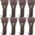 Ripeng 16 Pieces Brick Wall Clips and Hooks for Hanging Outdoors No Drill, Brick Hangers Fit 2-1/4 to 2-3/8 Inch Hooks to Hang Wall Decor, Picture...