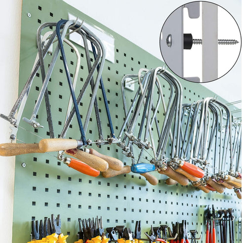 Pegboard Spacers Mounting Kit, Magnetic Pegboard Includes Screws, Spacers and Washers for 1/8-Inch and 1/4-Inch Pegboard...