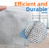 Large Size Non Scratch Steel Wire Dishwashing Rags,Substitute for Steel Wool Scrubbers,Kitchen Cleaning Cloths, Multifunctional Wire Dishcloth for...