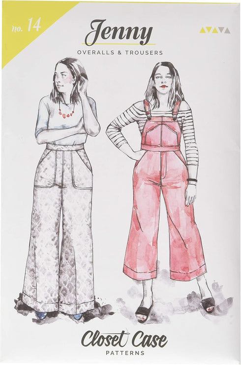Closet Case Studio Jenny Overalls and Trousers Pattern...