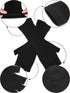 2 Pairs Unisex Fingerless Gloves Half Finger Stretchy Knit Gloves Lengthen Wrist Mittens Winter Warm Gloves...