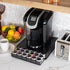 Mind Reader Single Serve Coffee Pod Drawer, 36 Pod Capacity, Countertop Organizer, Metal, 12.75" L x 13" W x 3" H, Black...