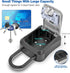 Key Lock Box for Outside, Portable Waterproof Wall Mounted Resettable 4-Digit Combination Key Storage Lockbox, 5 Keys Capacity Key Safe Lock Box f...