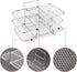 3 Layers Dehydrator Rack Accesories, Air Fryer Rack Stainless Steel Compatible with Instant Pot Vortex, Pressure Cooker Grill Rack for Ninja Foodi...