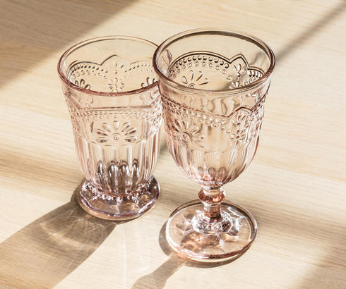 Abbott Collection 27-Desiree/GOB Flower Wine Goblet...
