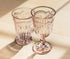 Abbott Collection 27-Desiree/GOB Flower Wine Goblet...