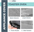 Crutello 4 Slice Toaster Oven Cover with Storage Pockets - Small Appliance Dust Covers, High Quality 4 Slice Toaster Cover, Toaster Oven Dust Cove...