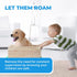 Eco-Baby Sliding Door Lock, 4 Pack Child Proof Safety Window Locks for Glass Doors (Grey)...