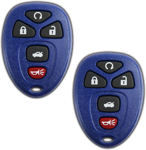 2X KeylessOption Key Fob Replacement for 2004 2005 2006 2007 2008 2009 2010 2011 2012 2013 Buick Chevrolet Chevy Cobalt Malibu Pontiac G5 G6 Satur...