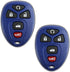 2X KeylessOption Key Fob Replacement for 2004 2005 2006 2007 2008 2009 2010 2011 2012 2013 Buick Chevrolet Chevy Cobalt Malibu Pontiac G5 G6 Satur...