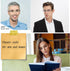EYEURL Half Frame Reading Glasses Men and Women - Blue Light Blocking 1 Pair Computer Readers (Black, 2.5)...