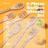 Riveira Modern 6pc Wooden Spoons For Cooking – Great Mother's Day Gift Ideas With Its Unique Design – Wooden Cooking Utensils for Mothers Day Gift...