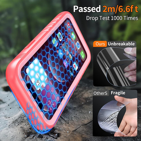 Cozycase Waterproof Case for iPhone 11 Pro Max, Shockproof Full-Body Rugged Bumper Sealed Case with Built-in Screen Protector for iPhone 11 Pro Ma...