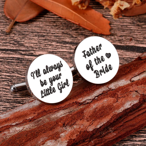 Dad Gifts from Daughter Son Wife Summer Gifts for Dad Fathers Day Cufflinks for Dad Wedding Father of the Bride Cufflinks Gifts from Daughter Son ...