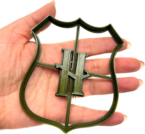 Cookie Cutter by 3DForme, Harry Potter`s sign Serias Baking Cake Fondant Frame Mold for Buscuit, Set 2 Piece...