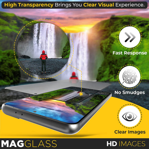 magglass Samsung S21 FE Screen Protector Tempered Glass (Matte)...