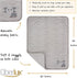 Baby Blanket | Unisex | Super Soft | with Elephant Embroidery on Blanket, Part of Jungle Animal Safari Nursery Collection Gray/Multicoloured, 30x4...