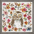 Design Works Crafts Watercolor Owl Counted Cross Stitch Kit, White...