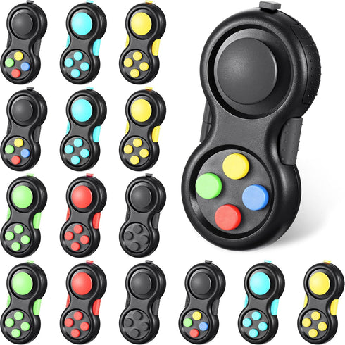 15 Pcs Pad Portable Controller Classic Retro Game Controller Toy Handheld Toy Controller with 8 Functions Controller Game Pad for Teens Relieve St...