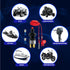 Five Oceans Marine Universal Emergency Cut-Off Switch, Kill Switch for Boat, Engine Shut-Off Switch 12VDC, Coil Extendable Lanyard, Snap Hook and ...