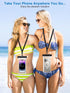 Clear Waterproof Phone Pouch -2 Pack, Waterproof Phone Case for iPhone 15 14 13 12 11 Pro Max XS Plus Galaxy 24 Cell phone Up to 7.0", PX8 Waterpr...