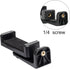 BONFOTO Universal Cell Phone Tripod Mount Adapter,Rotates Vertical and Horizontal, Adjustable with Padded Clip Fits for All Smartphones Compatible...