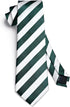 HISDERN Mens Tie Striped Ties and Handkerchief Set Business Formal Woven Pocket Square Wedding College Stripe Necktie...