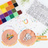 QUEFE 4800pcs 3mm Glass Seed Beads, 24colors, 480pcs Black and White Alphabet Beads Handcrafting Beads Craft Beads Kit for Jewelry Making, Bracele...