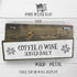 Coffee Wood Signs (Medium - Wood And Metal, Coffee And Wine Served Daily)...