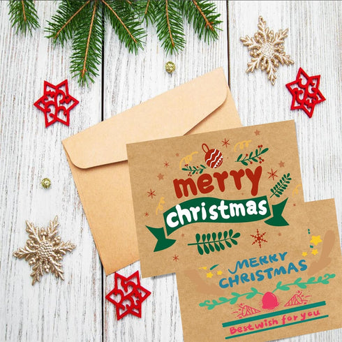 4 x 6 Blank Kraft Cards (Set of 100) - Thick, Heavy Card Stock for Post Cards, Photo Paper Invitations, Greeting, Note, Thank You, Index Cards - P...