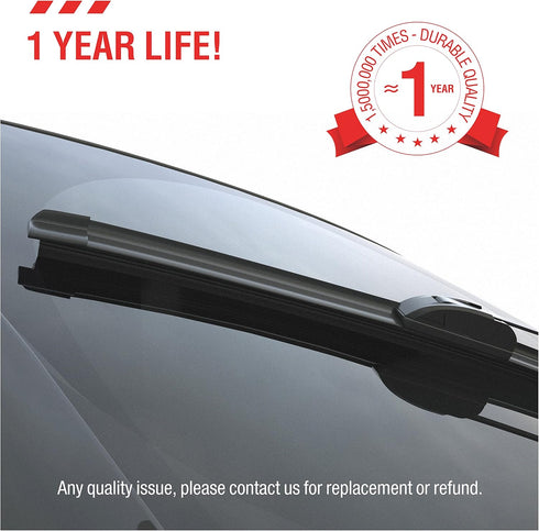 26"+16"+14" 3 Wipers Windshield Wiper Blades Replacement for Hyundai Tucson 2020-2016/Mazda CX7 CX-7 2012 2011 2010 2009 2008 2007+More Cars,Origi...