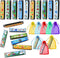 10 Sets Harmonica with Organza Gift Bags Music Party Favors 16 Holes Cartoon Harmonica Musical Instrument for Musical Party Gift Harmonica Beginne...
