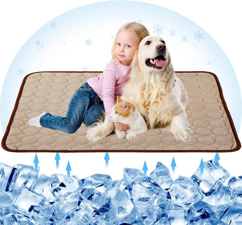 Dog Cooling Mats Pet Cooling Mats Dog Sleeping Mats Dog Cooling Pads Dog Bed Mats Cat Bed Mats Cats Cooling Pad Cool Self Cooling Mat Pet Summer C...