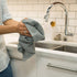 Now Designs 197422aa Ripple Kitchen Towel, Set of 2, London Grey...