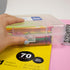 BAZIC Plastic Pencil Case Utility Storage Box, Clear Color, Multi Purpose Organizer for Pens Pencils, 4-Pack...