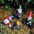 4Pcs Miniature Garden Gnome Set, Wizard Gnome 3D Dwarves Fairy Garden Gnome Statue Kit, Mini Outdoor Sculpture Garden Figurine Decoration for Lawn...
