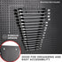Plastic Wrench Organizer, Premium High-density Wrench Holder, Large Wrench Racks for Wall and Tool Box, 32 Slots Fit SAE&Metric Wrench Tray(2Black...